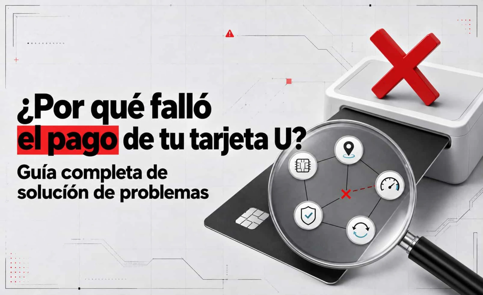 Imagem de capa do guia de verificação de falhas de pagamento com cartão U
