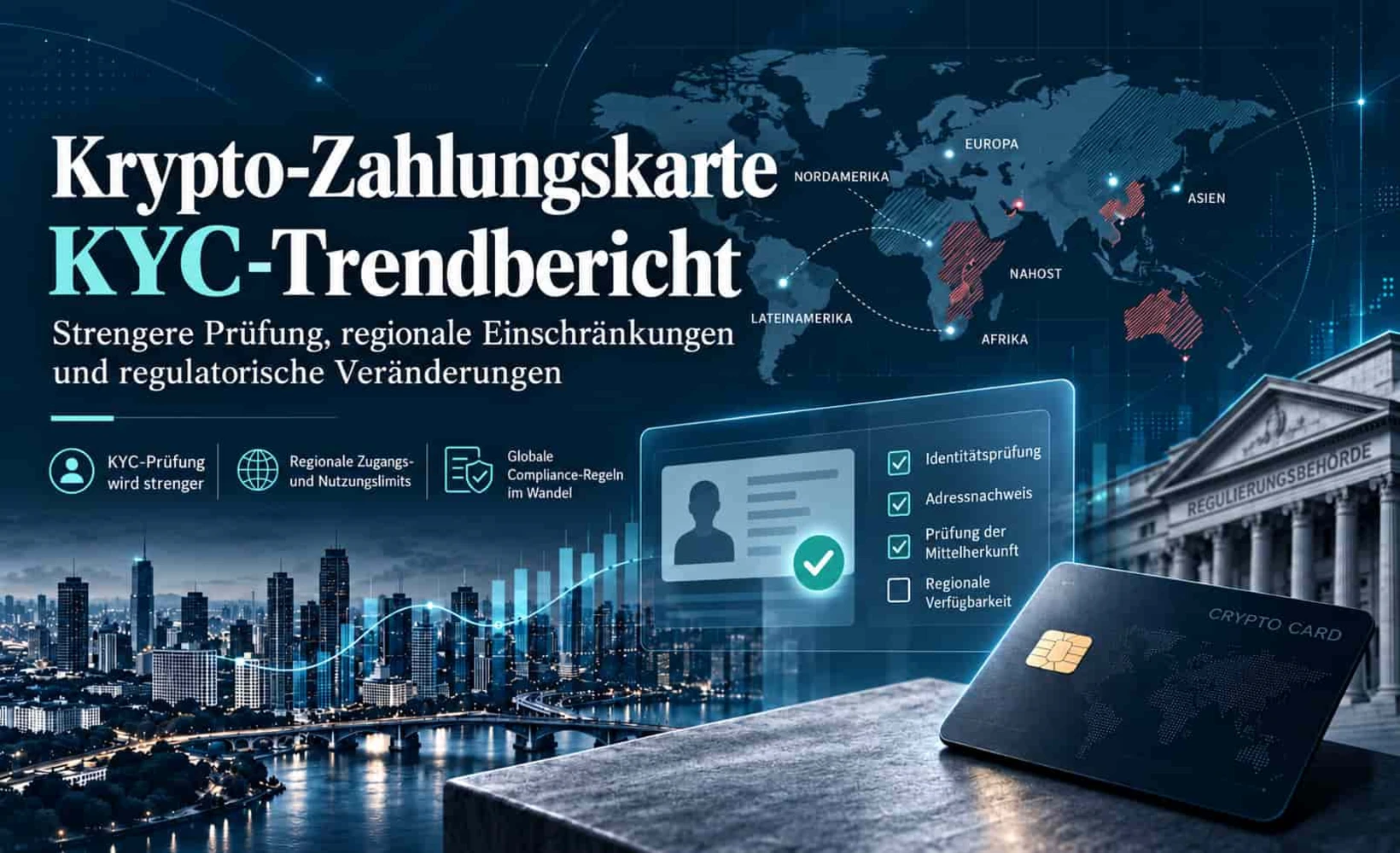 Titelbild des KYC-Trendreports für Krypto-Zahlungskarten