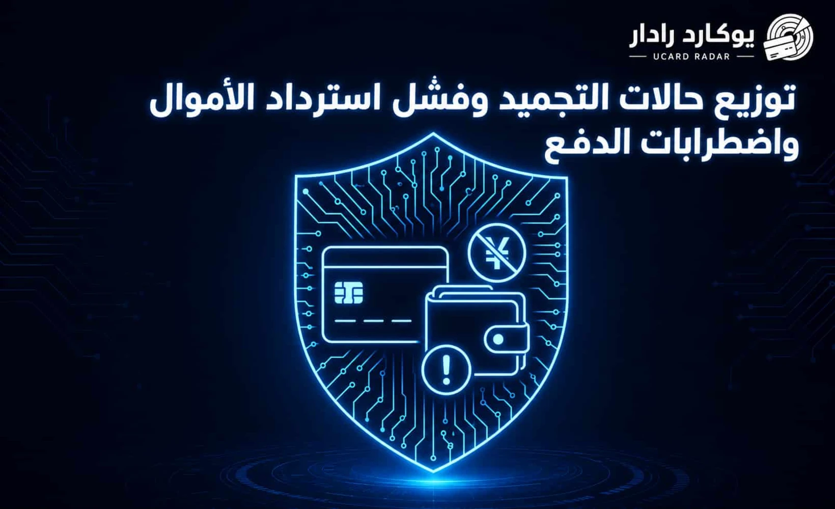 رسم توضيحي لإشارات مخاطر بطاقات الدفع بالعملات المشفرة