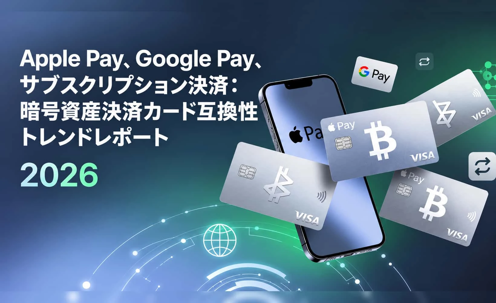 暗号資産決済カードのApple Pay・Google Pay互換性トレンド図