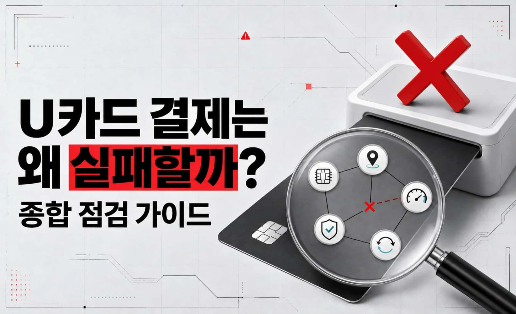 U카드 결제 실패 점검 가이드 커버 이미지