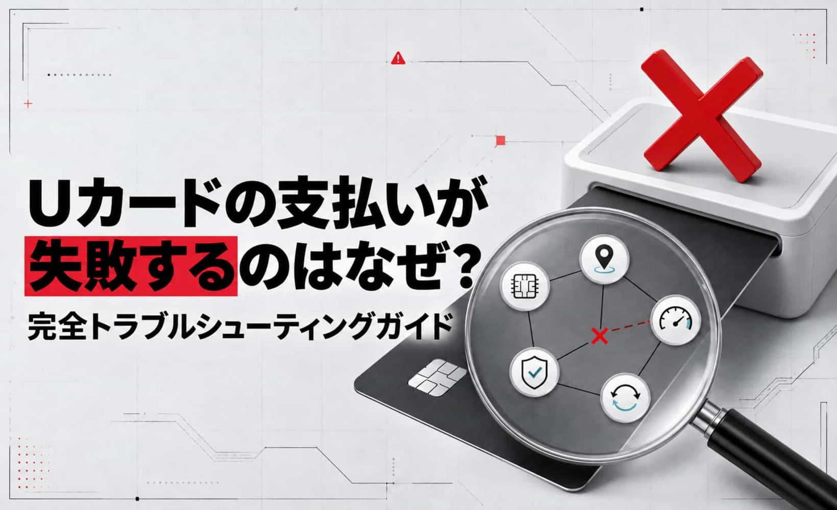 Uカード決済失敗トラブルシューティングガイドのカバー画像