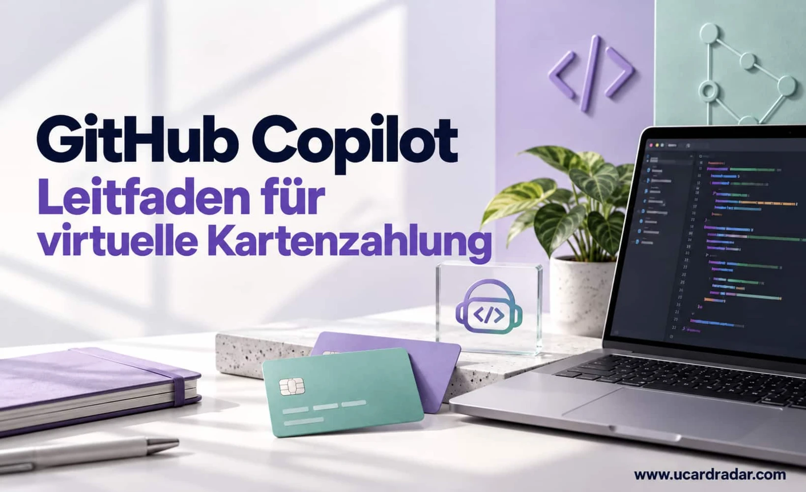 Titelbild zum Leitfaden für GitHub-Copilot-Zahlungen mit virtuellen Karten