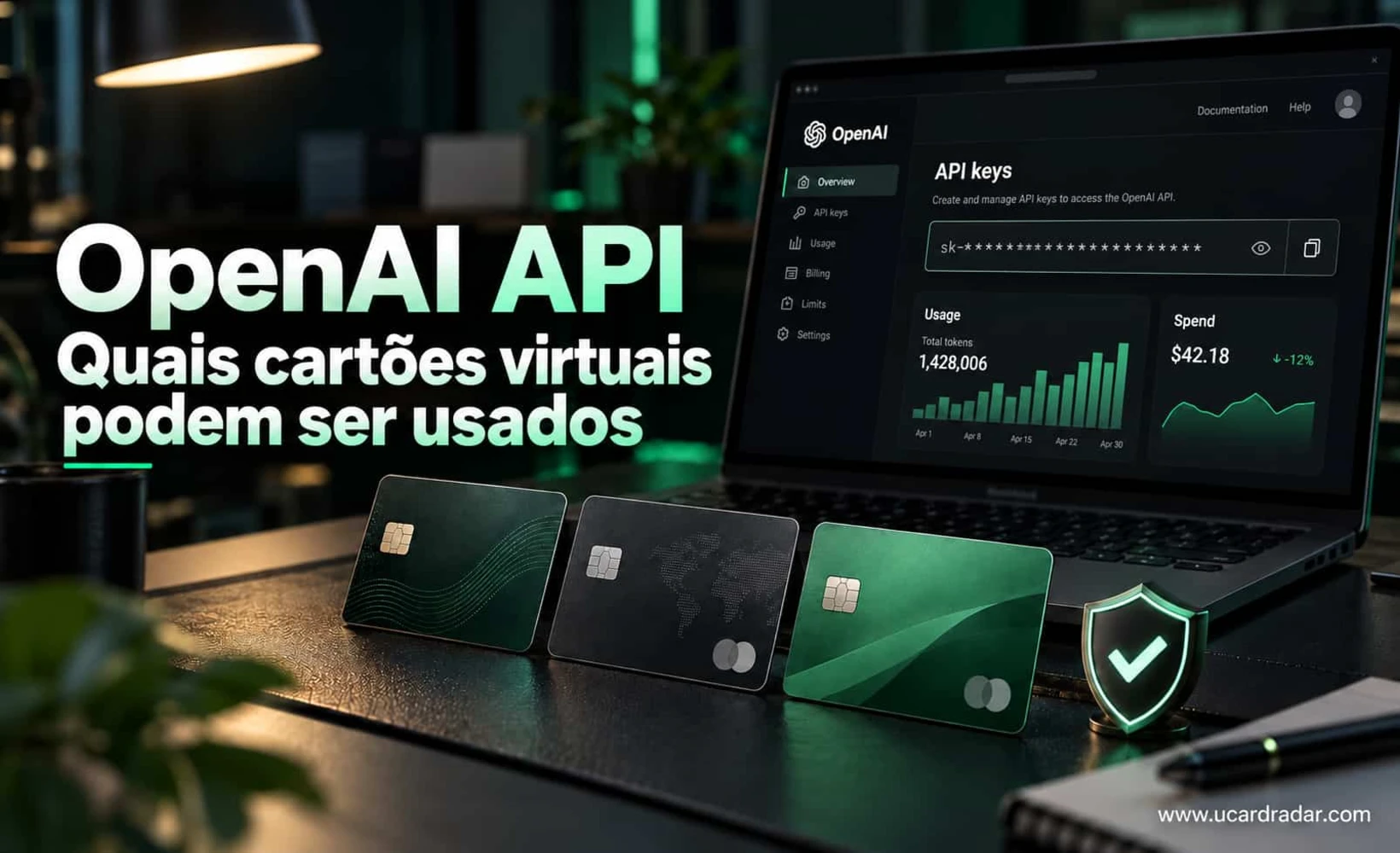 Capa do guia de pagamento com cartão virtual para a OpenAI API