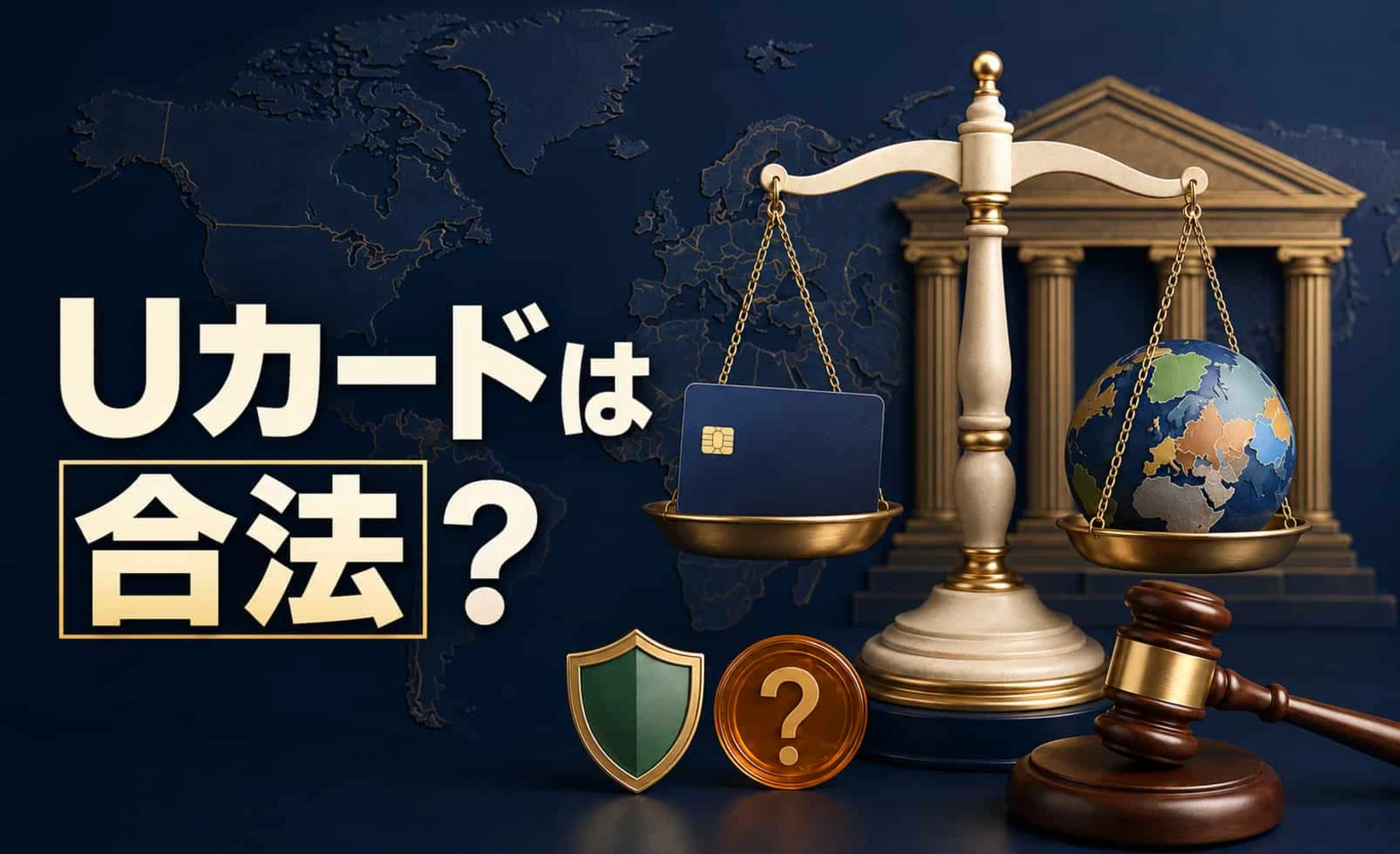 Uカードの合法性を示す概念図