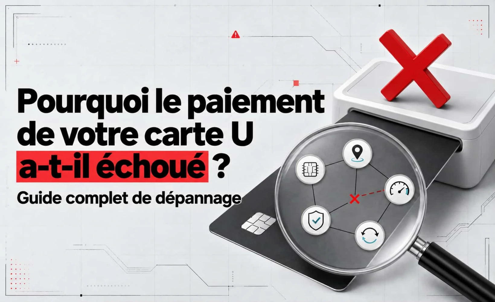 Image de couverture du guide de vérification des échecs de paiement par carte U