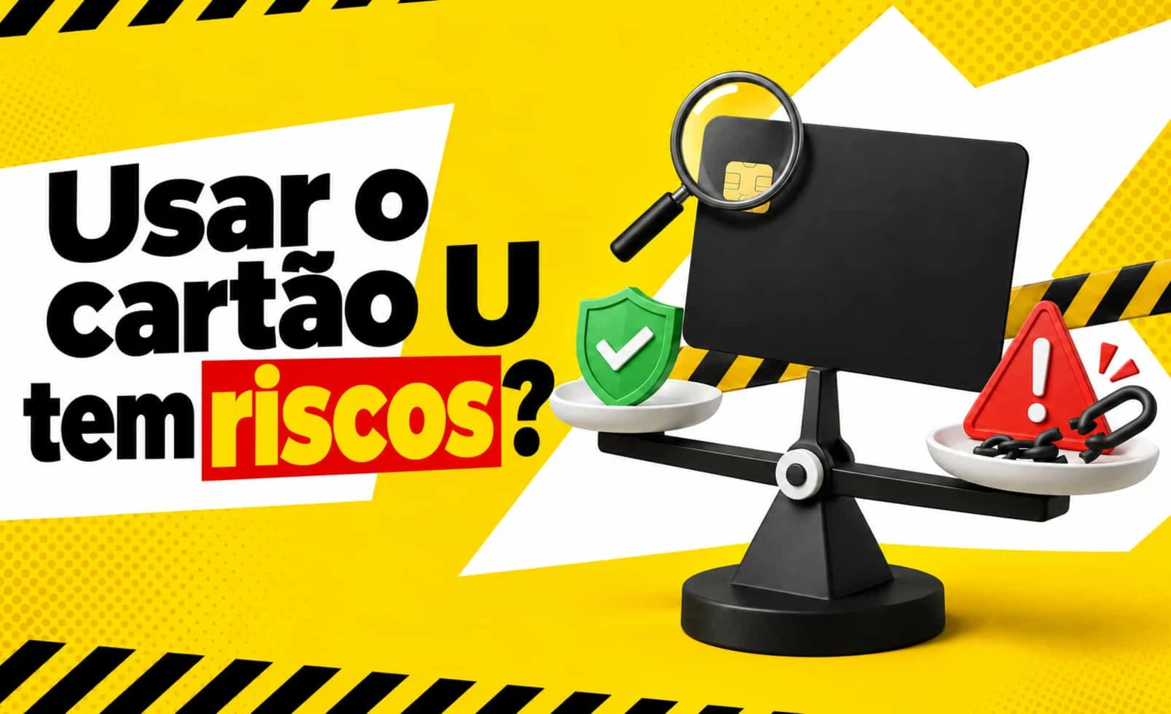 Infográfico de análise de risco do cartão U