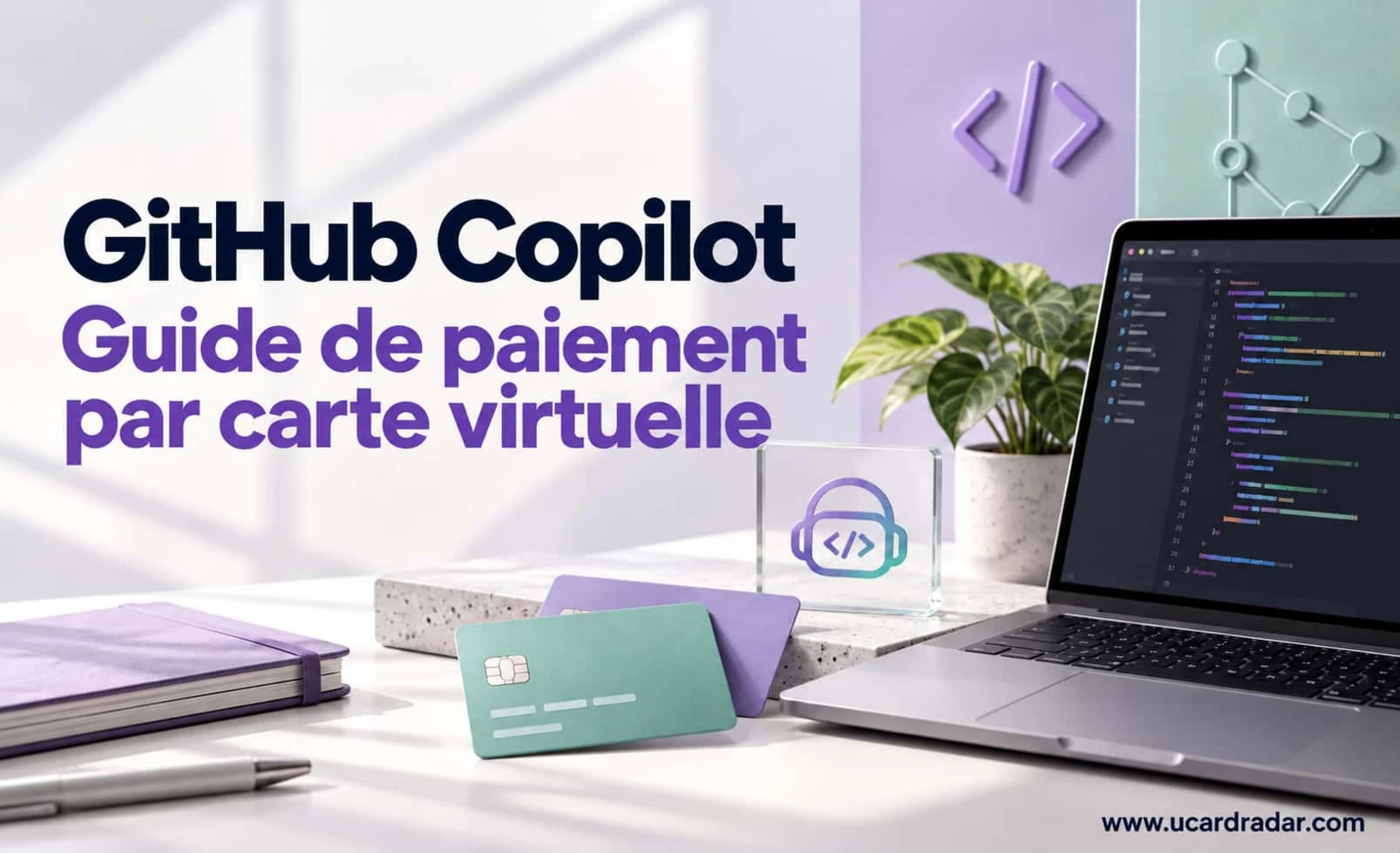Image de couverture du guide de paiement GitHub Copilot par carte virtuelle