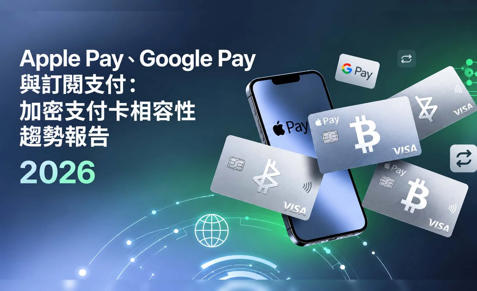 加密支付卡Apple Pay和Google Pay相容性趨勢圖表