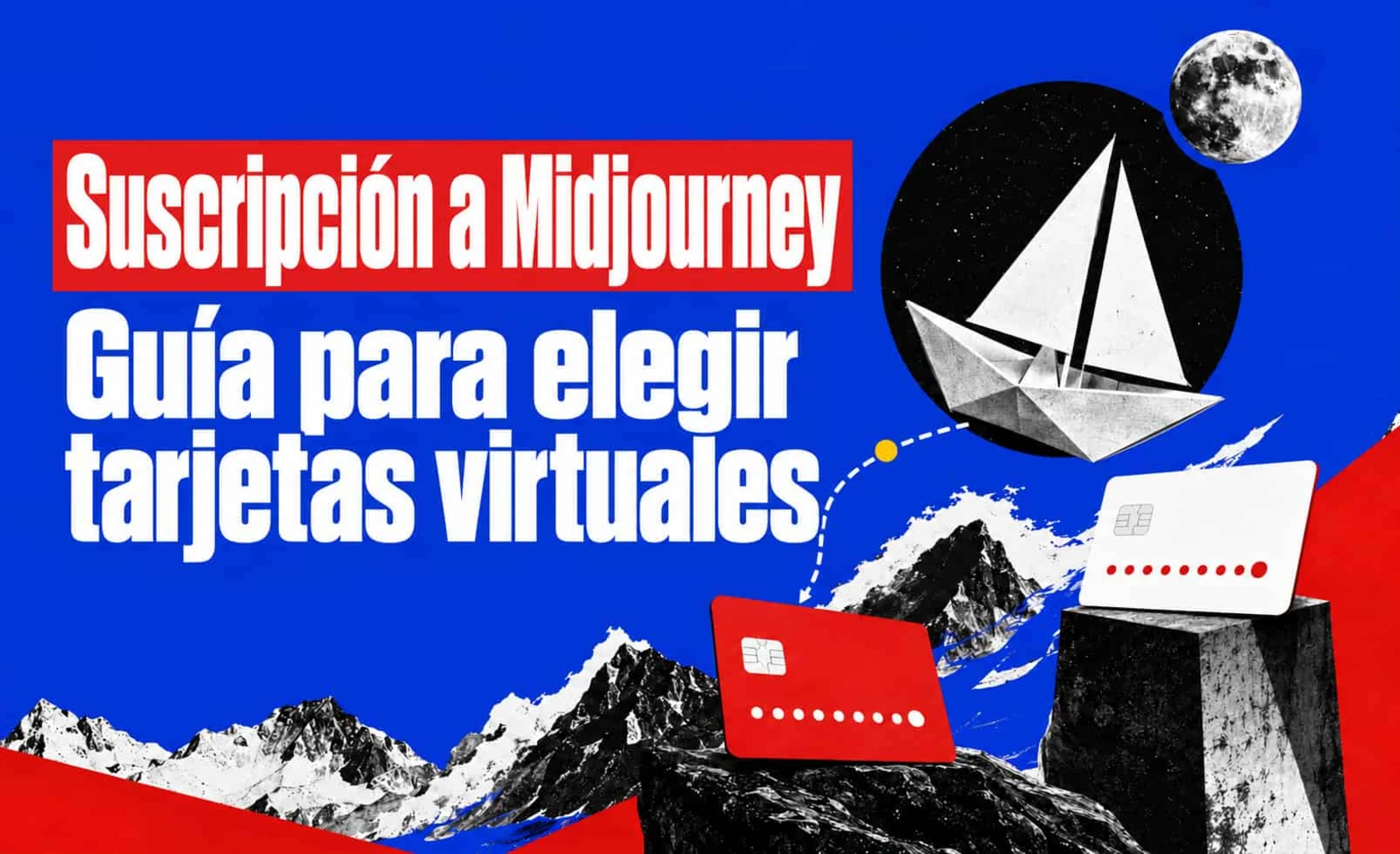 Imagen de portada de la guía de pago de Midjourney con tarjeta virtual