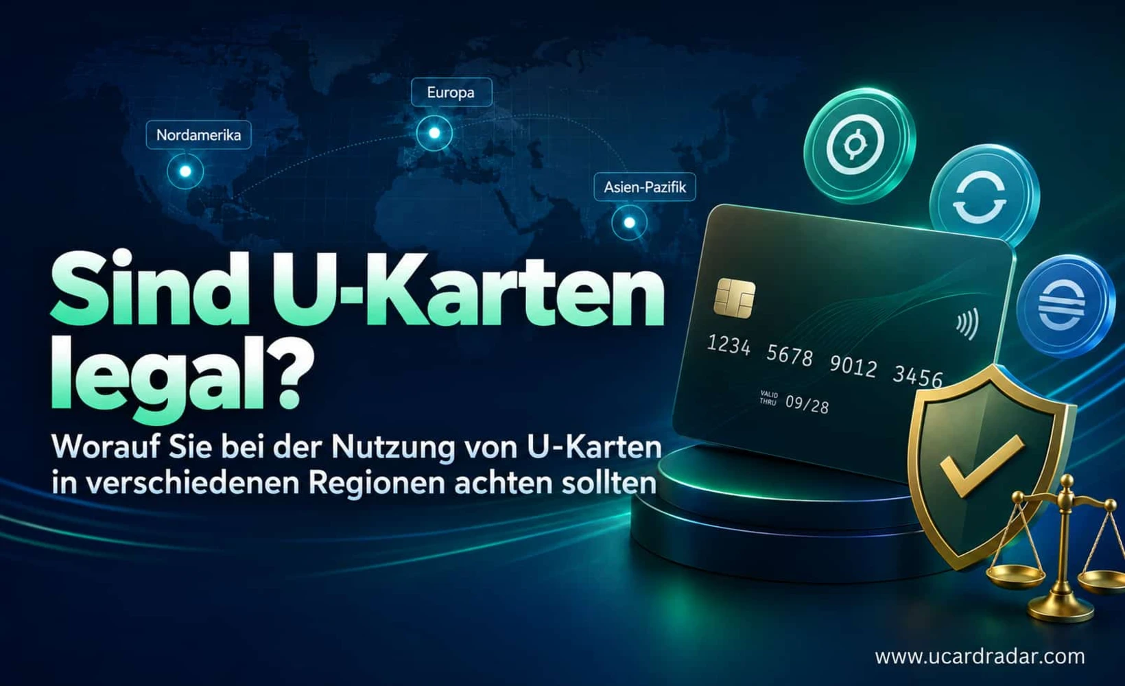 Illustration der regionalen Unterschiede bei der Rechtmäßigkeit von U-Karten